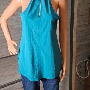 Tek Gear DryTek Halter Tank Top Teal Women’s M